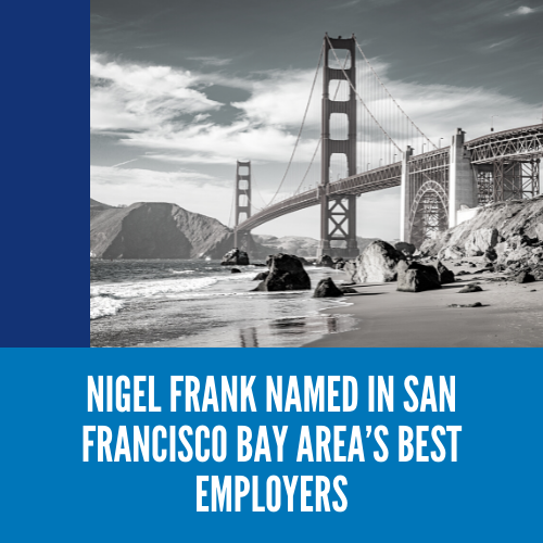 Nigel Frank named in San Francisco Bay Area’s best employers