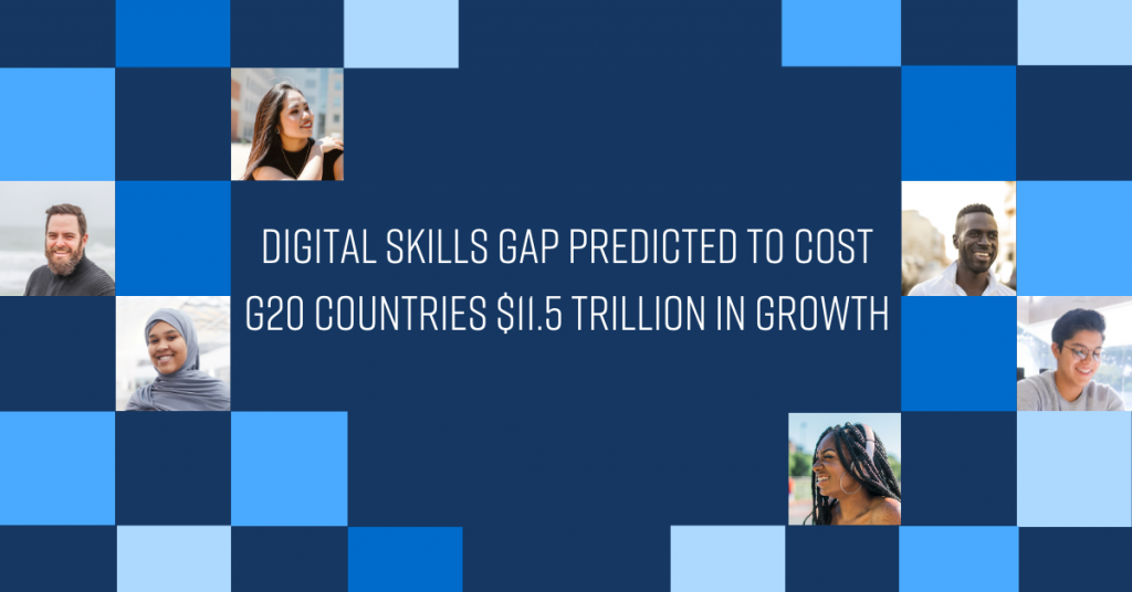 Digital skills gap predicted to cost G20 countries $11.5 trillion in GDP growth