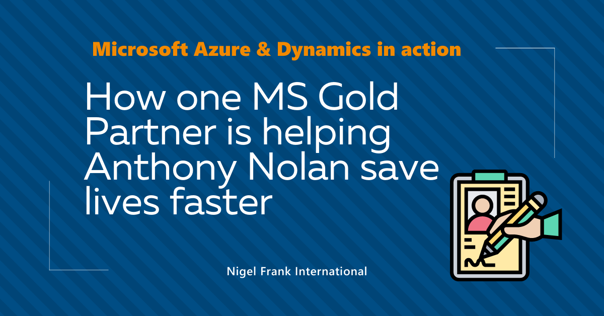 How one Microsoft Gold Partner is helping Anthony Nolan save lives faster