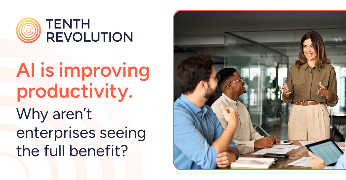 AI is improving productivity. Why aren't enterprises seeing the full benefit?
