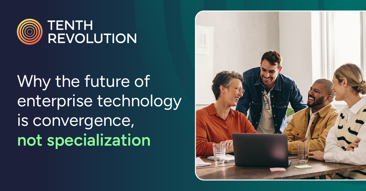 Why the future of enterprise technology is convergence, not specialization